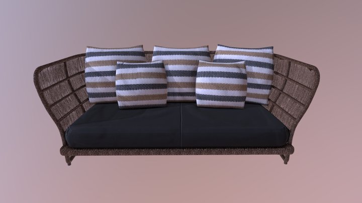 Garden sofa 3D Model