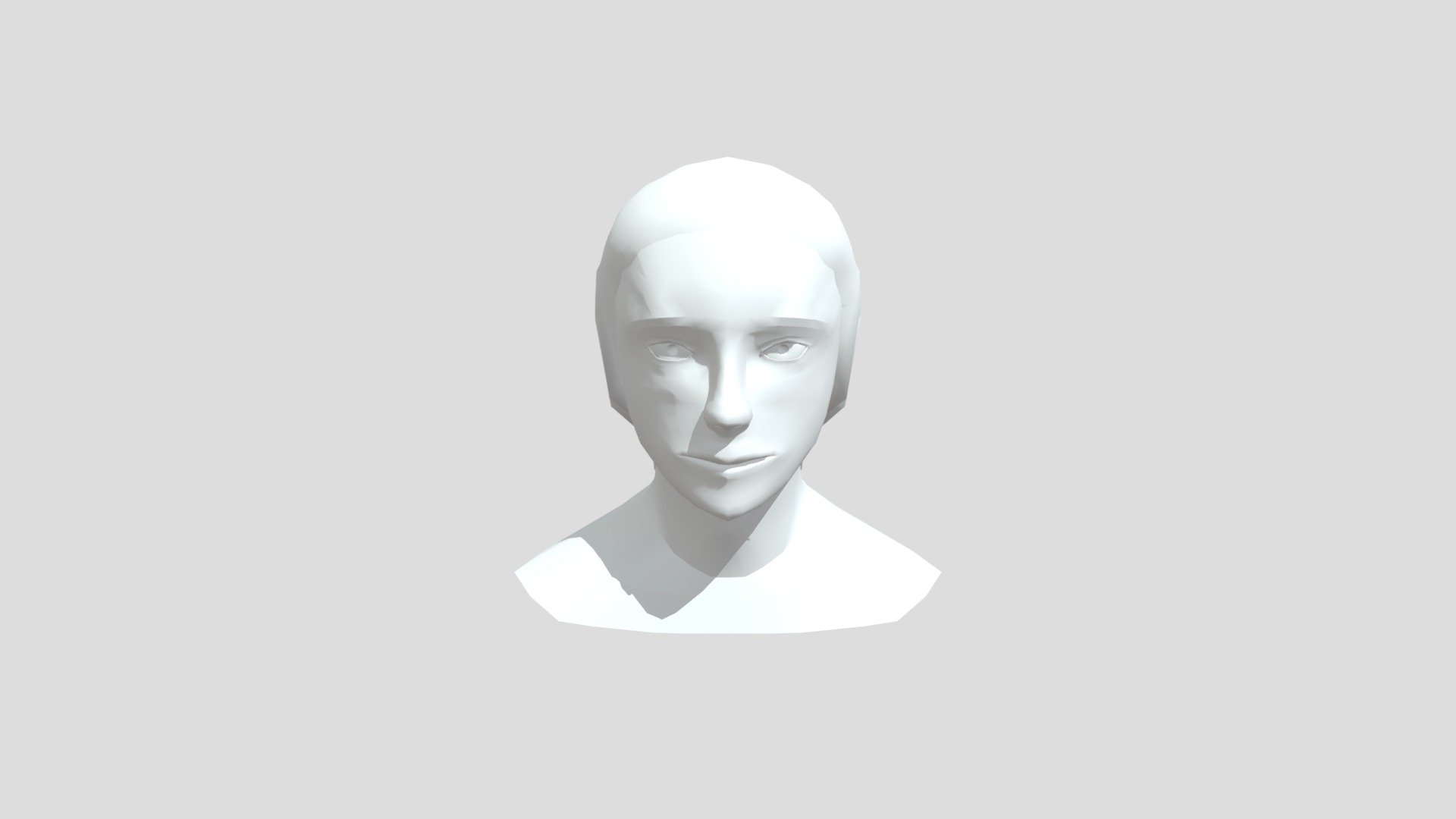 Portret Hoofd Low Poly - Download Free 3D model by Deanvu [2ed0e54 ...