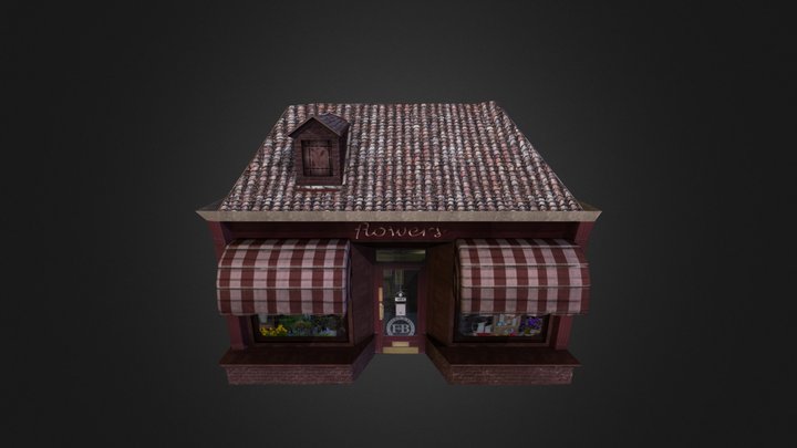 flowerShop 3D Model