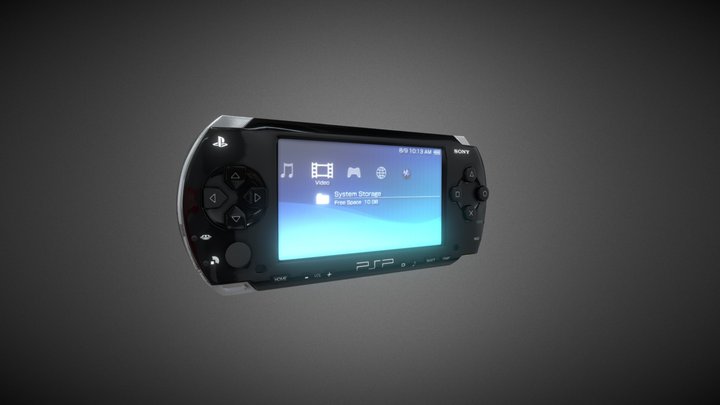 PSP 1000 3D Model