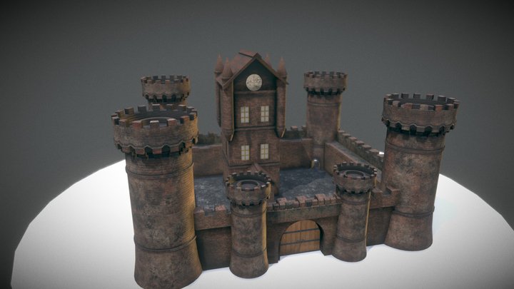 Medieval castle 3D Model