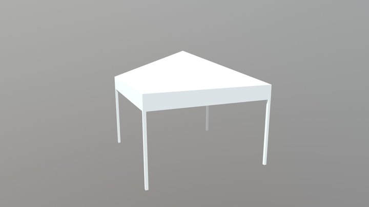 Gazebo 3x3 Simple 3D Model