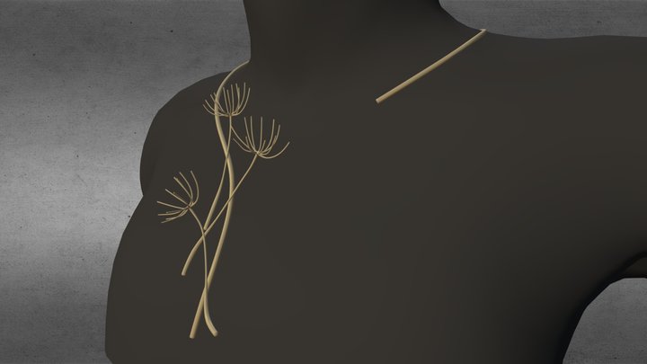 Dandelion Necklace 3D Model