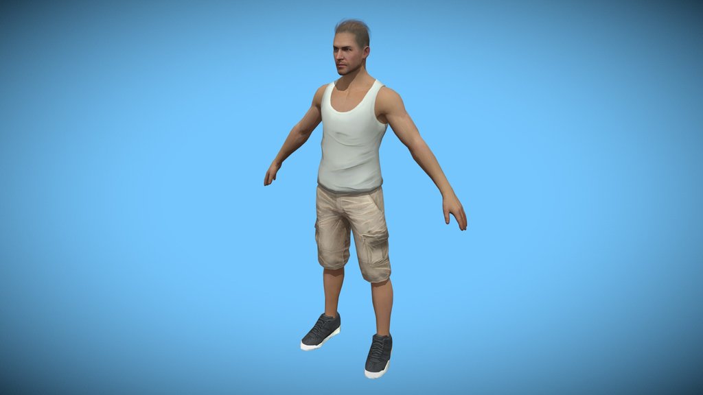 Free Fire Adam High Quality 3D Character