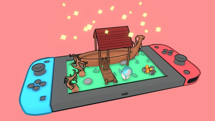 Nintendo - Toon 3D Model