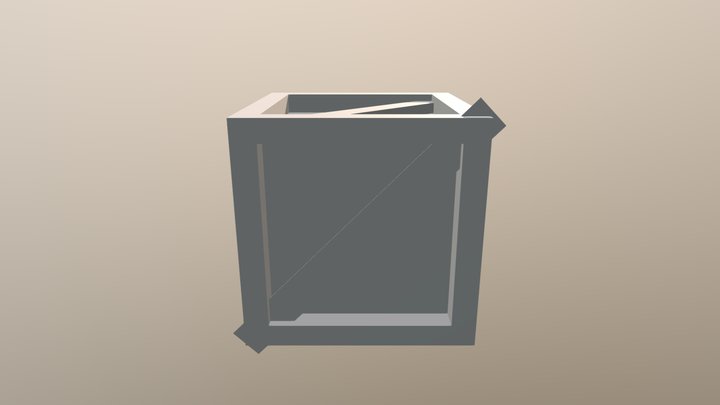 Maya Crate 3D Model
