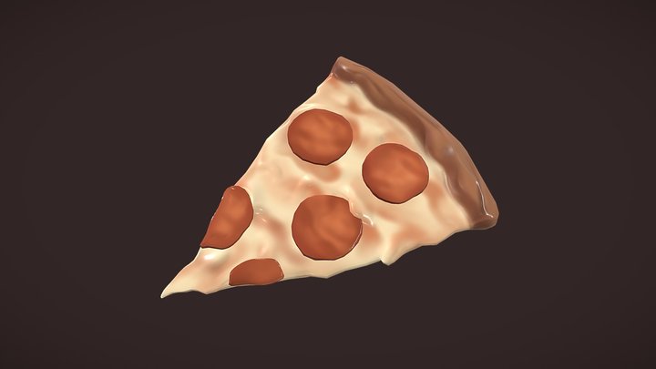 Pizza slice 3D Model