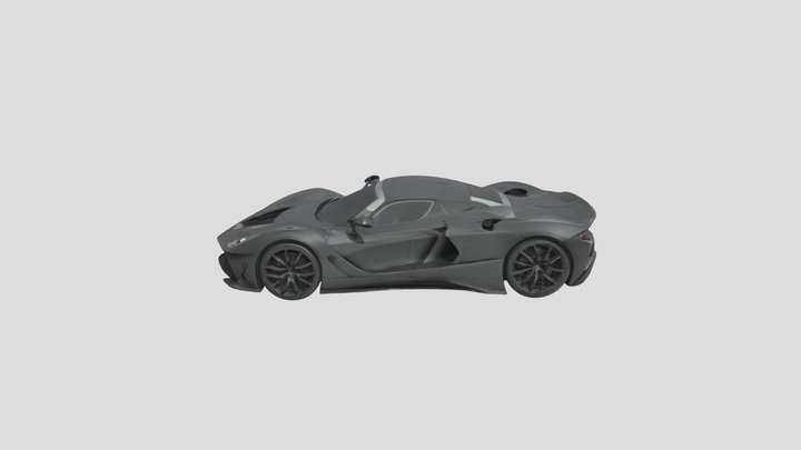 old supercar 3D Model