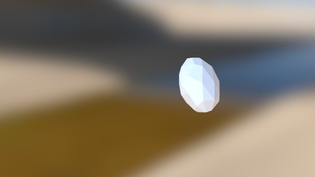 Low Poly Puffy Cloud