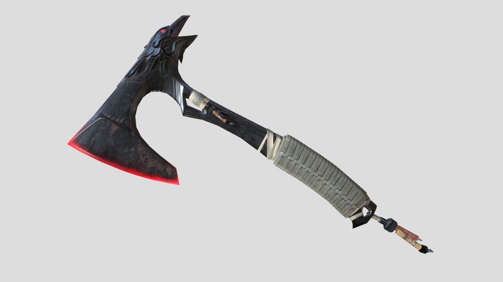 【ApexLegends】[Blender] ➢Bloodhound_axe 3D Model