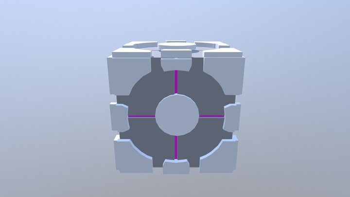 Companion Cube 3D Model