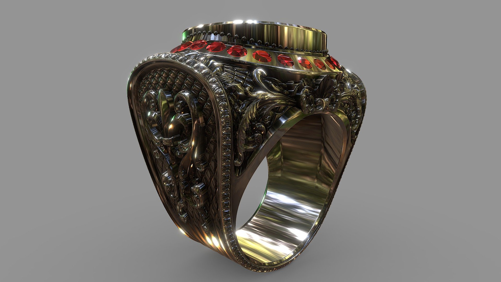 КОЛЕЧКО 7 - 3D model by Alexey (@alexlexs) [2ed4df9] - Sketchfab