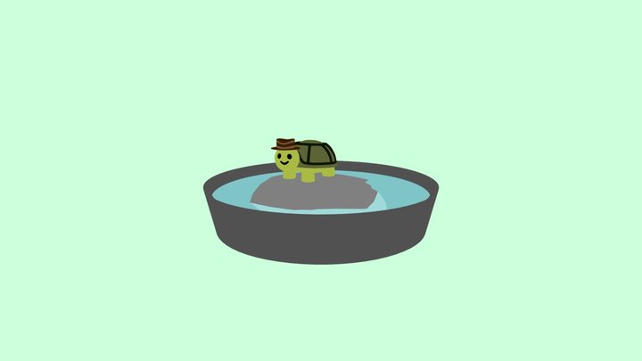 Turtle - Android Emoji 3D Model