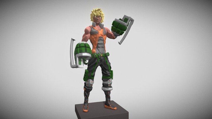 Character Bakugou Ready For 3D printing 3D Model