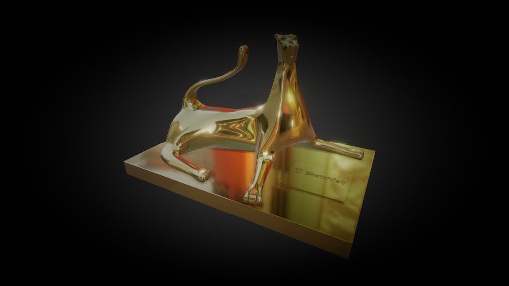 Commissioner's Trophy - Download Free 3D model by JuanG3D