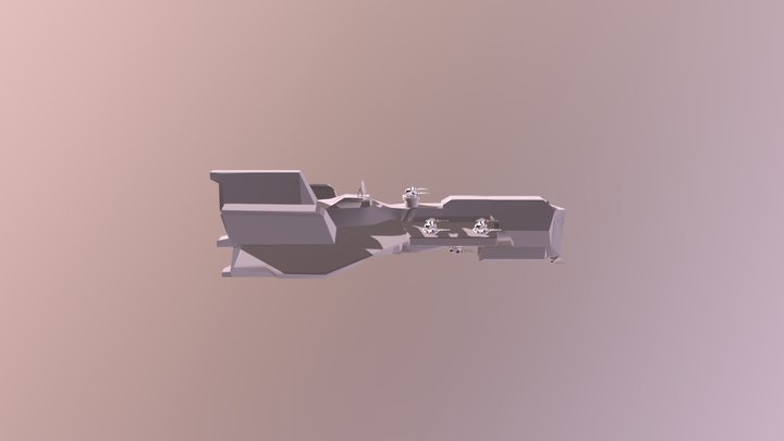 Crusader class corvette 3D Model