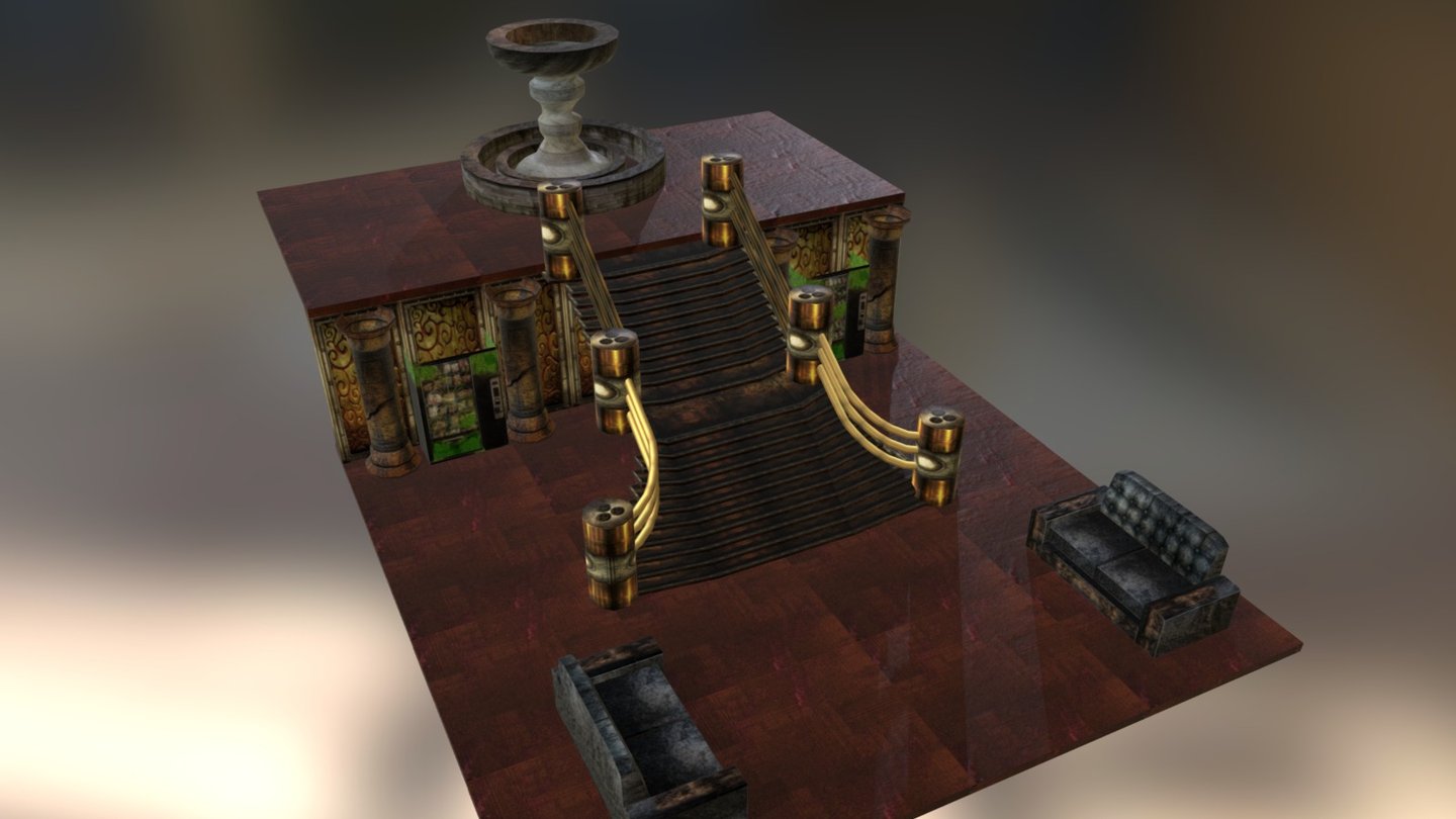 Mainhall - 3D model by thikobayashi [2ed669c] - Sketchfab
