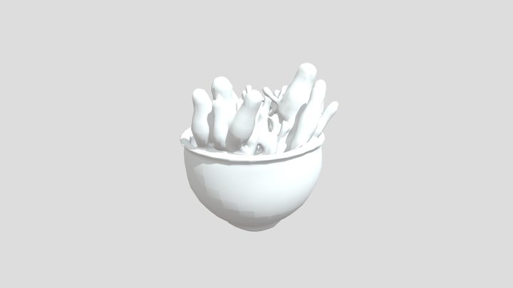 Cactus Vase 3D Model