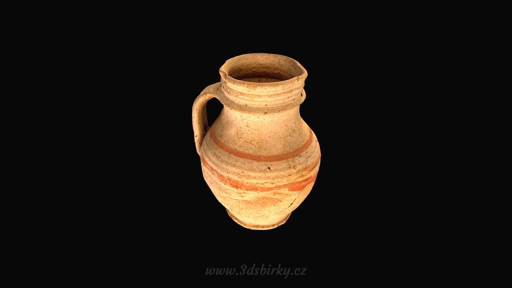 Džbán — Sketchfab embed 3D viewer