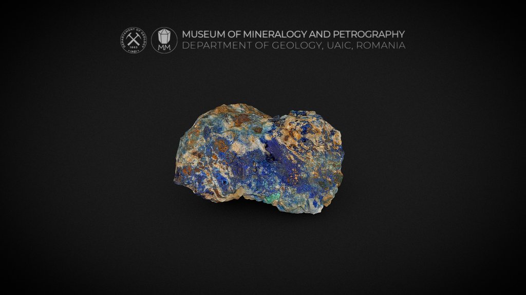 Display case 8 - A 3D model collection by Museum of Mineralogy and ...