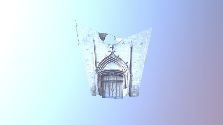 Porte de l'église St Michel - Puimoisson 3D Model