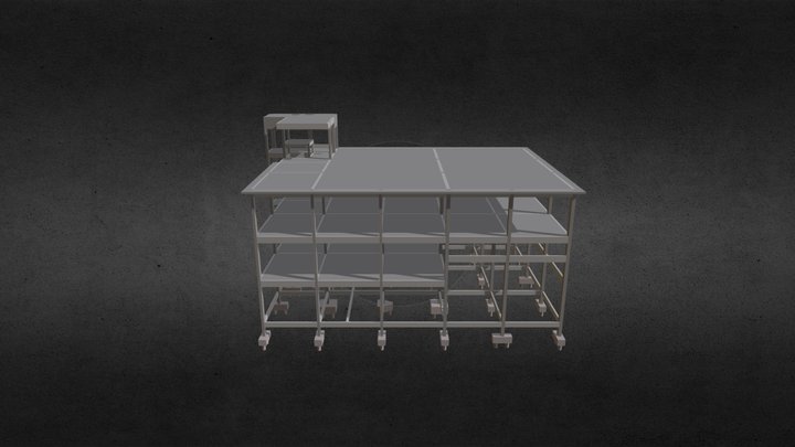 Projeto estrutural 3D Model