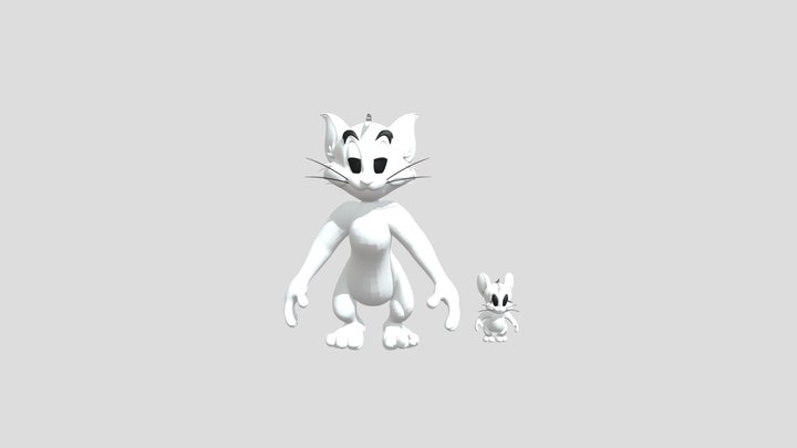 Tom and Jerry 3D Model