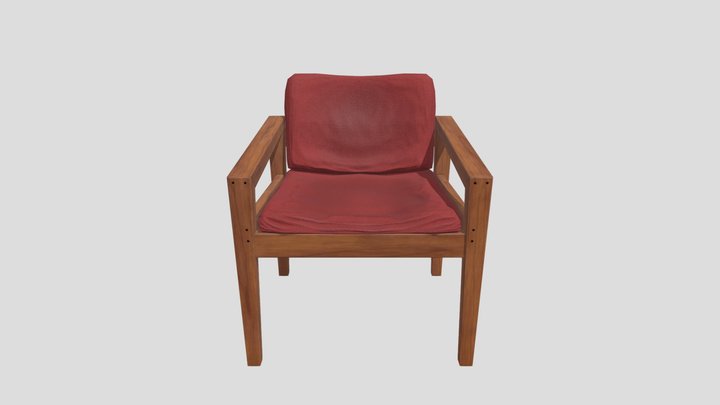 Wooden Armchair – Modello 3D gratuito STL