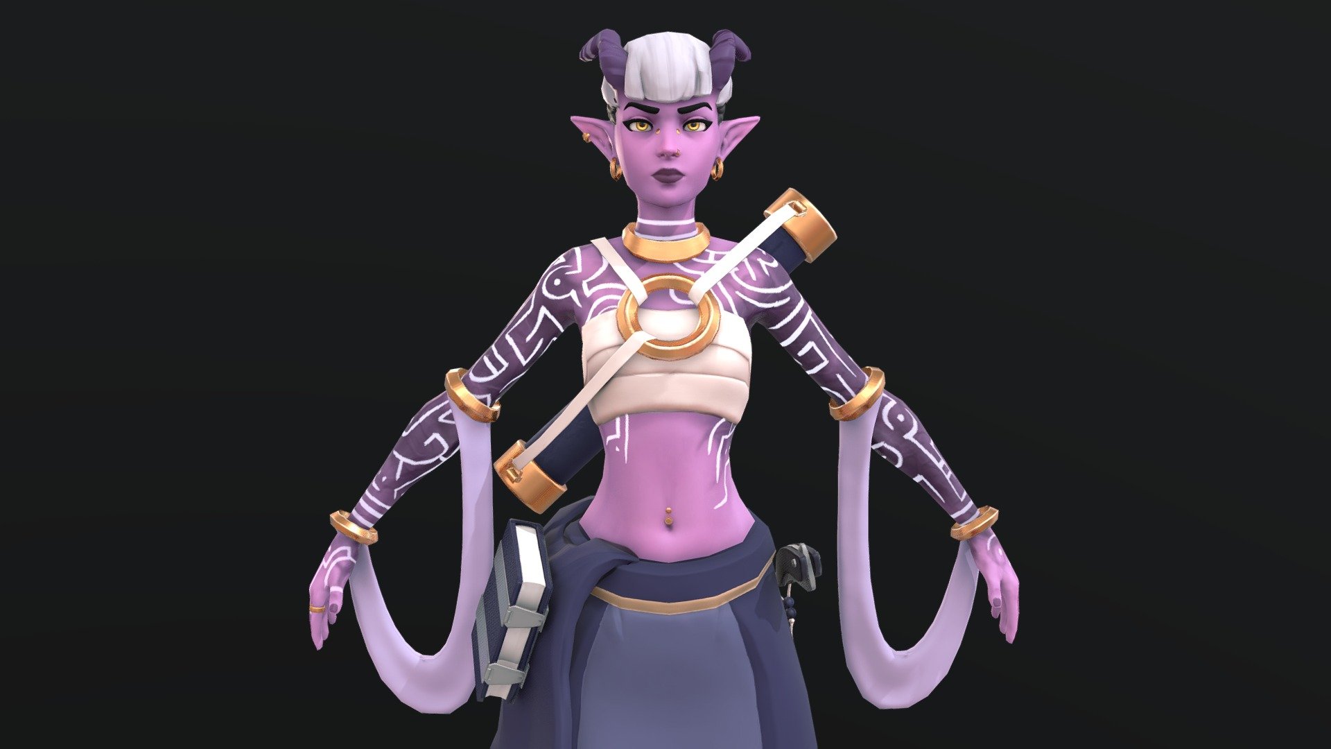 Character Art - Tiefling Rogue