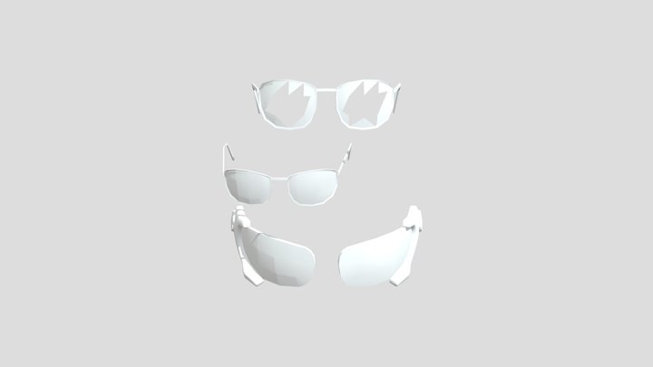 Skibidi toilet glasses 3D Model