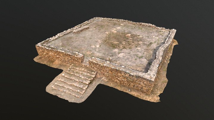 El Ushnu de El Shincal de Quimivil 3D Model