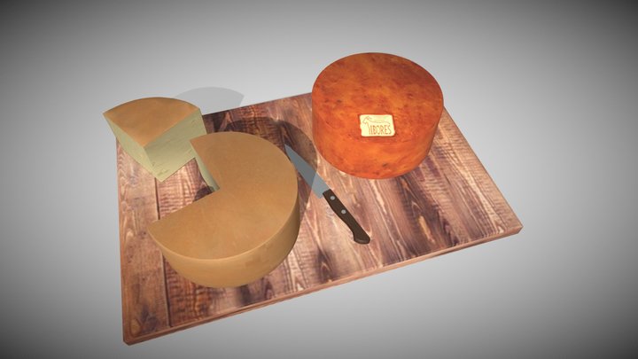 Queso Ibores 3D Model