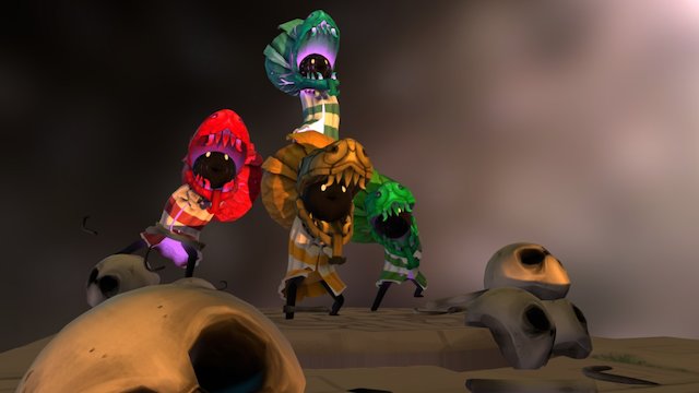 Sacrifight Priests 3D Model