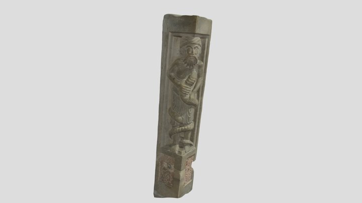 Casertavecchia CE - Duomo - Pulpito, particolare 3D Model