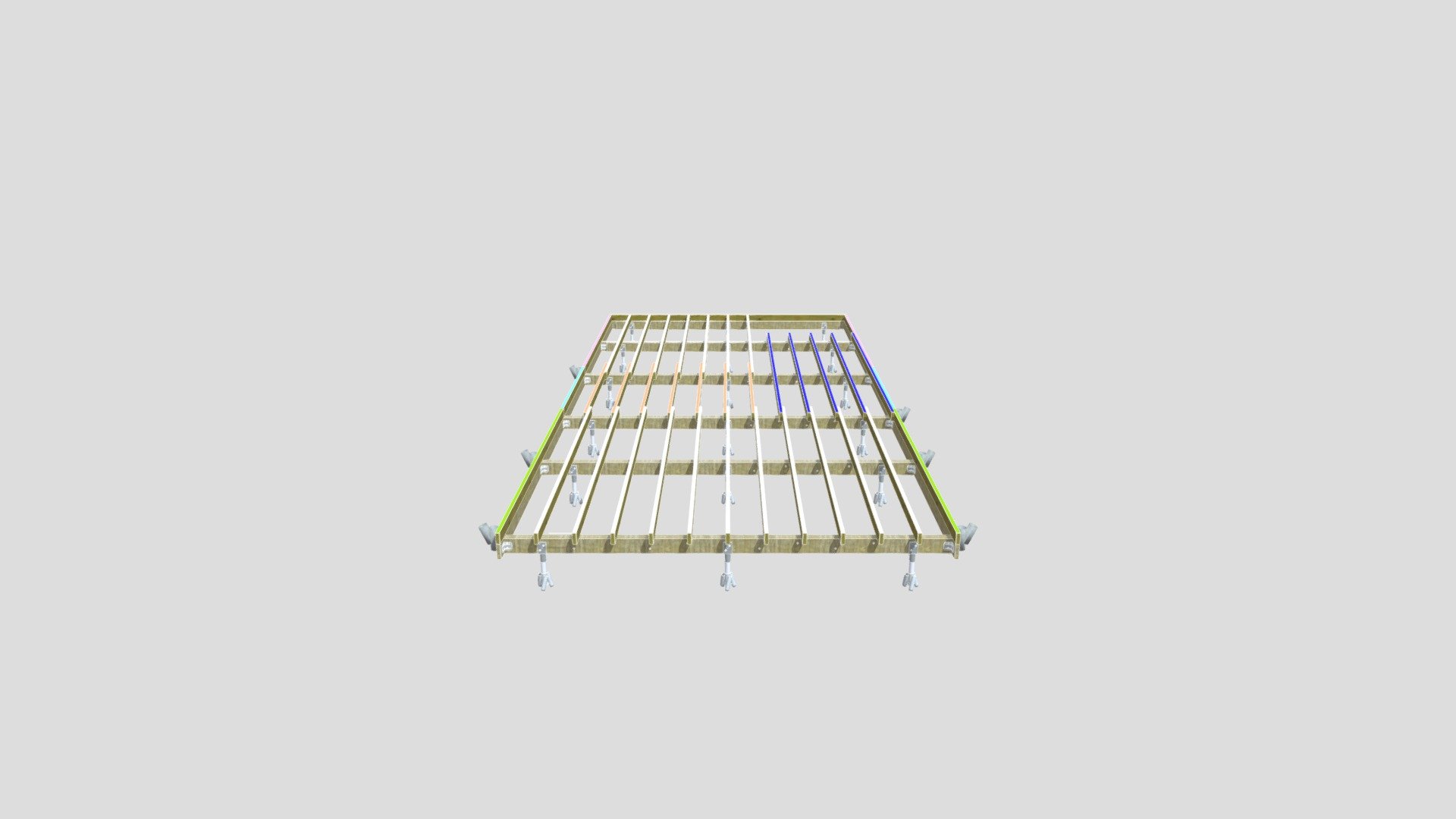 49 deck structure - 3D model by Glamx [2ee081c] - Sketchfab