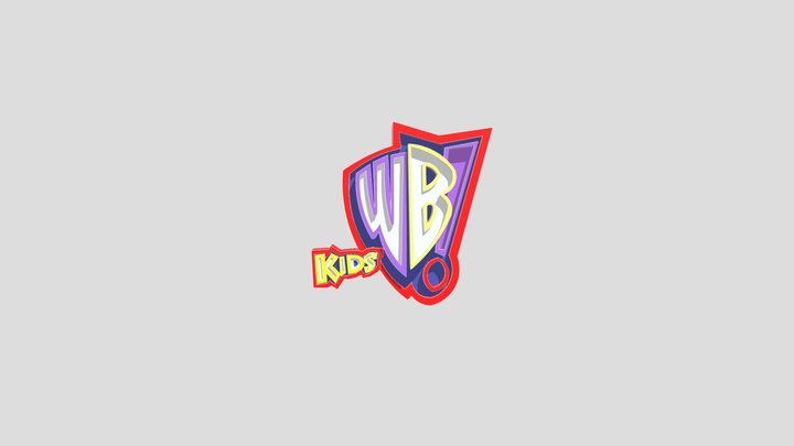 Kid's WB! Logo 3D Model