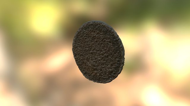 Two Cent Coin 3D Model
