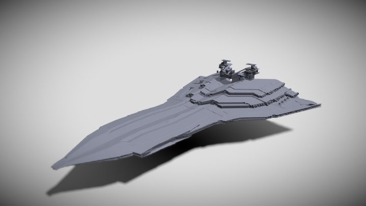 Star destroyer iteration 2 3D Model