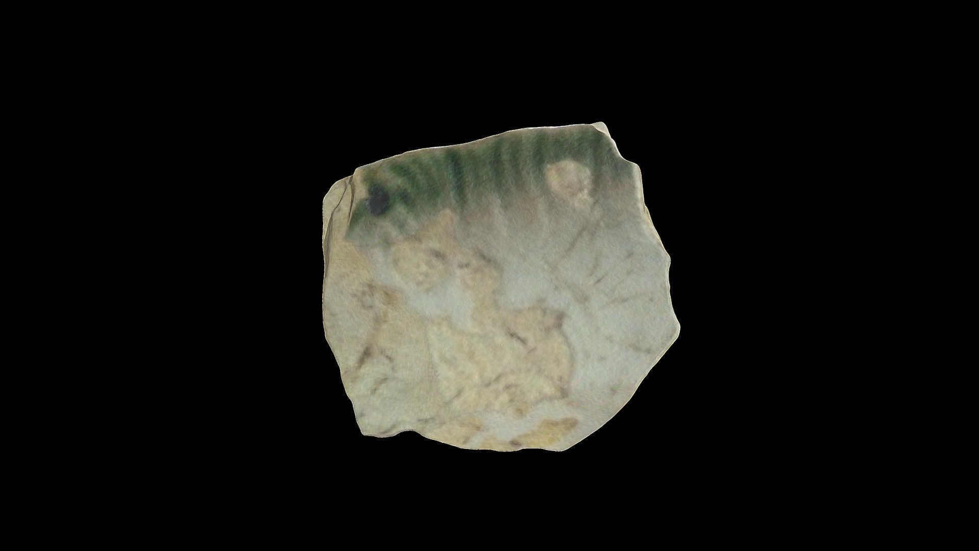 Green Neoclassical Rim Sherd - 3D model by MDOTarchaeology [2ee552c ...