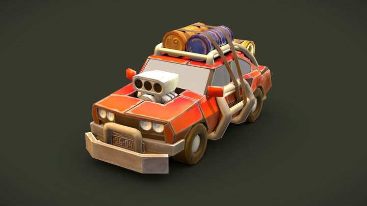 Aporace Car 3D Model