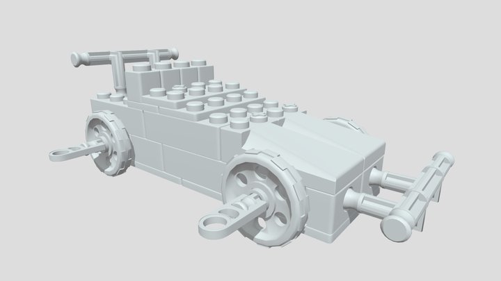 Vehicular Car 3D Model