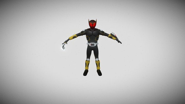 KamenRider_Ryuga_v1 3D Model