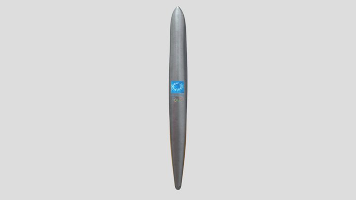 Athens 2004 Olympic Torch 3D Model