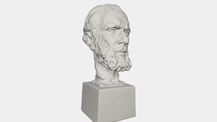 Bust of Carl Stumpf (1848-1936) 3D Model