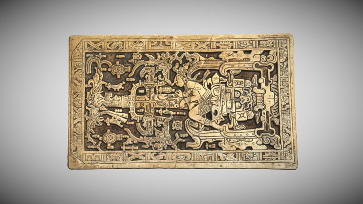 Lapida Maya 3D Model