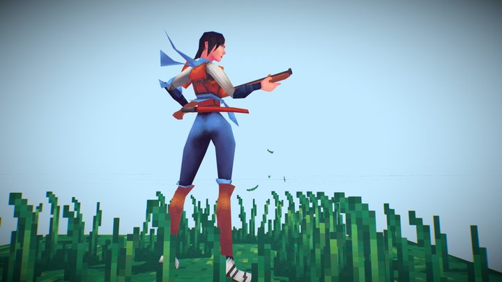 Hiiri, Vagrant Ashigaru 3D Model
