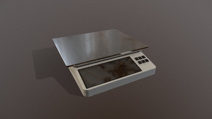Lowpoly Kitchen Scales