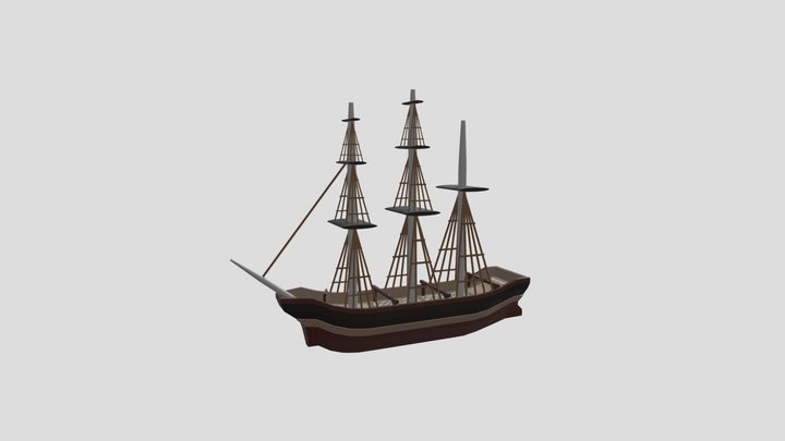 Arctic Ship 3D Model