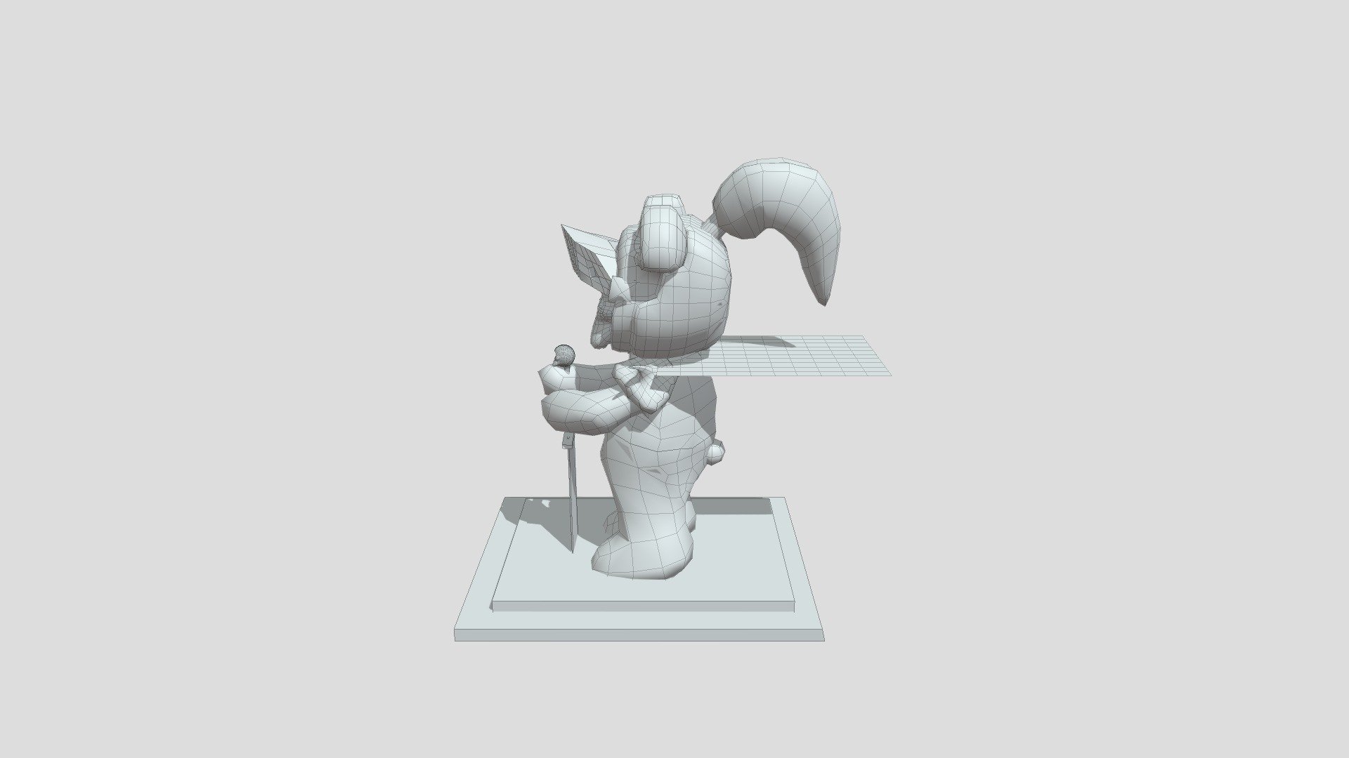 Knight Warlock Teddy Bear Chess Piece