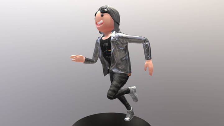 Quicksilver - Adventure Time Style 3D Model